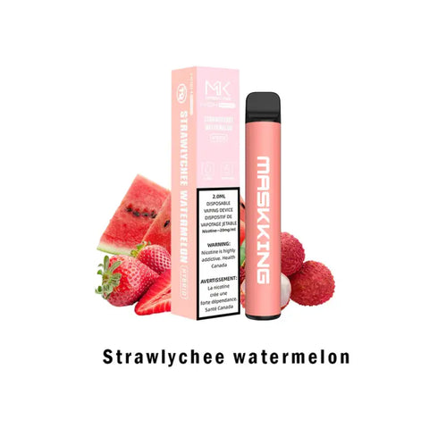 Maskking Disposable (MK) - Bold 50 - Strawlychee Watermelon - Disposable