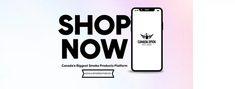 Mobile phone mockup with ’SHOP NOW’ text and a logo displayed on screen.