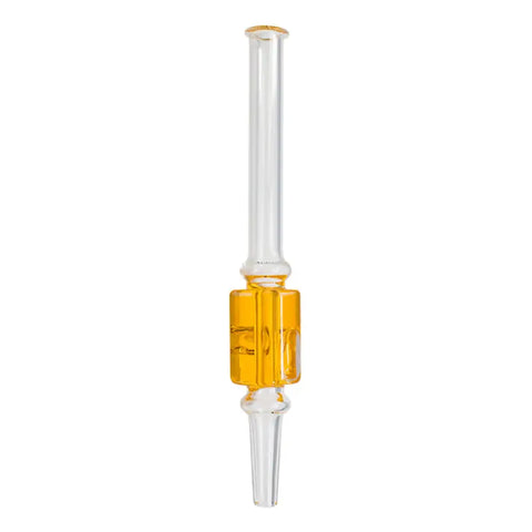 Orange Freezable Glycerin Glass 12mm Nectar Collector - Smoking Accessories