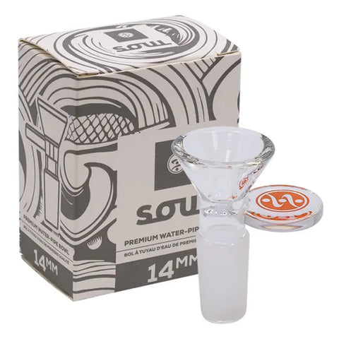 Orange Soul Glass Bowl 14mm - Bongs