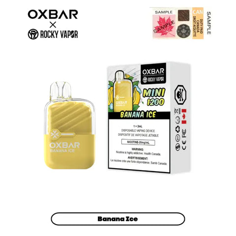 Oxbar Mini Disposable - Banana Ice - Disposable