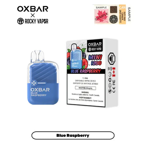 Oxbar Mini Disposable - Blue Raspberry - Disposable