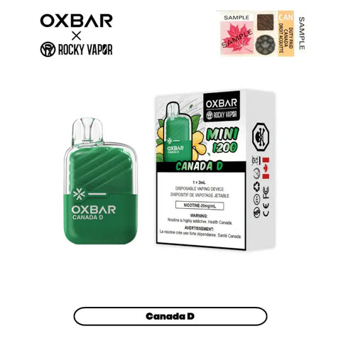 Oxbar Mini Disposable - Canada Dry - Disposable