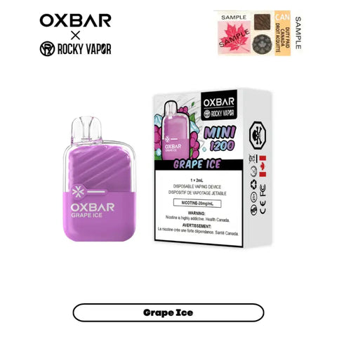 Oxbar Mini Disposable - Grape Ice - Disposable