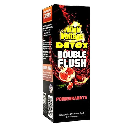 Pomegranate 16Oz Double Flush High Voltage Detox - Smoking Accessories