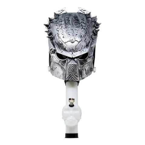 Predator Silver White Gas Mask - Bongs