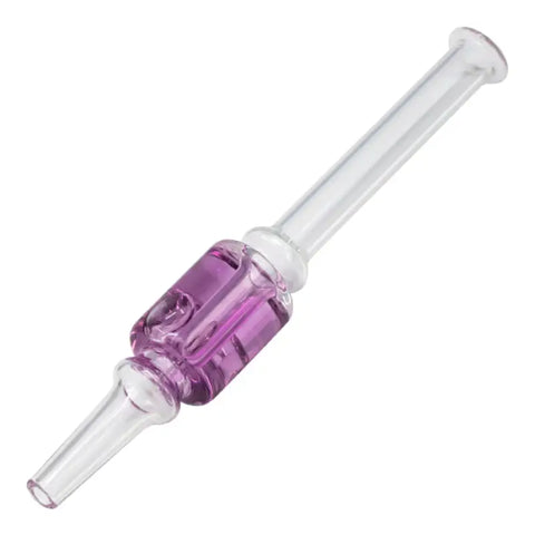 Purple Freezable Glycerin Glass 12mm Nectar Collector - Smoking Accessories