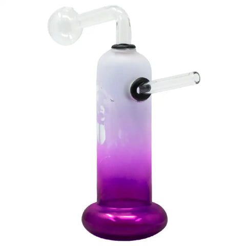 Purple Frosty Oil Bong 6 Inches - Bongs