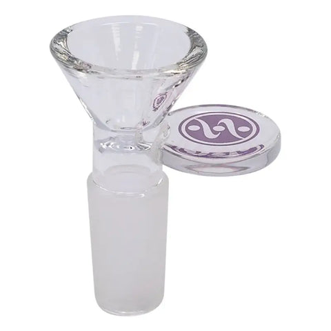 Purple Soul Glass Bong Bowl 14mm - Smoking Accessories