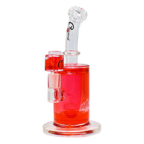 Red Cannatonik Blizzard Series Bong 9 Inches - Bongs