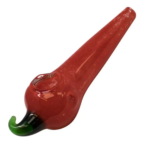 Red Chilly Glass Pipe 5 Inches - Pipes