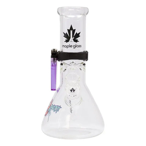 Sexy Bitch 10 Inches Joker Series Glass Bong By Maple Glass - Bongs