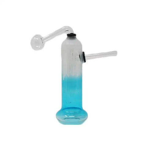 Sky Blue Frosty Oil Bong 6 Inches - Bongs
