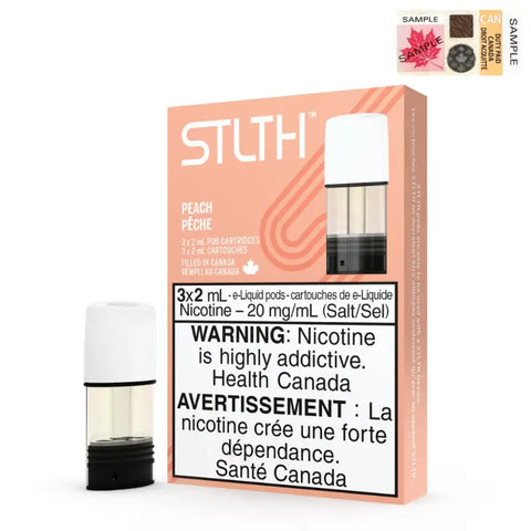 STLTH Regular Pods - Peach - Flavoured Pods