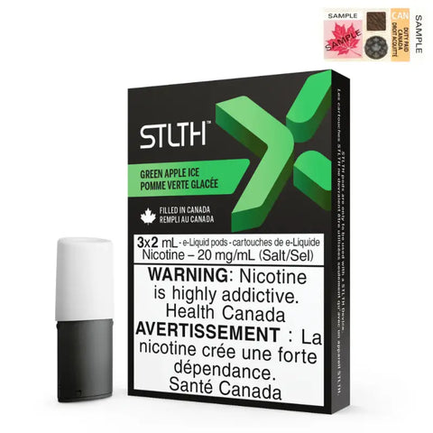 STLTH X Pods - Green Apple Ice - Flavoured Pods