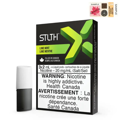 STLTH X Pods - Lime Mint - Flavoured Pods