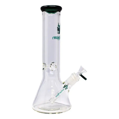 Teal Maple Glass Ice Catcher 12 Inches Glass Bong - Bongs