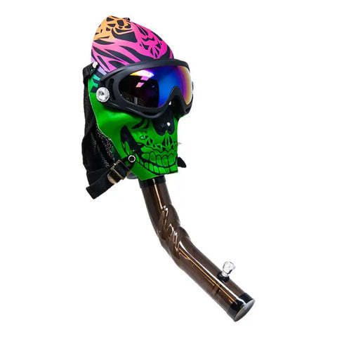 Toke While Skiing Colorful Mask Bong - Bongs