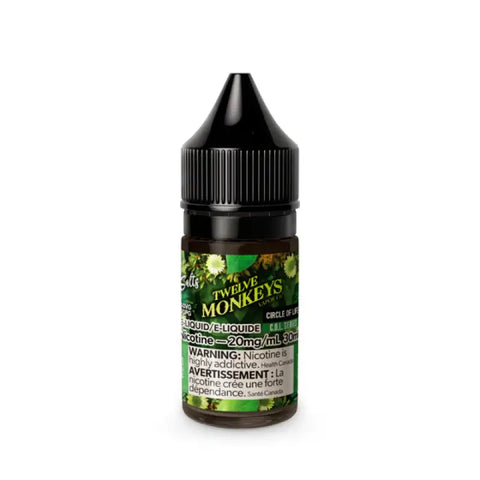 Twelve Monkey 10% (Non-Iced) E-Juice Salt-Nic - Circle Of Life - E-Liquids 10% Salt-Nic