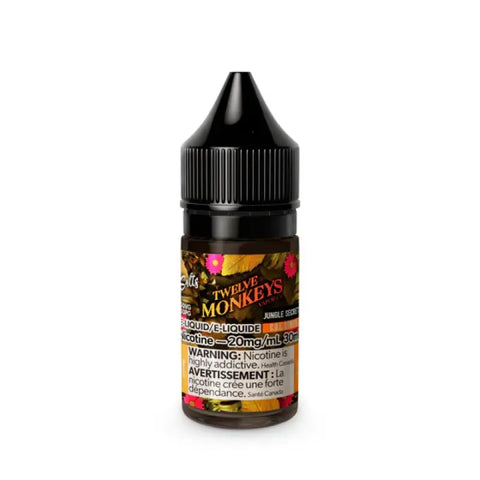 Twelve Monkey 10% (Non-Iced) E-Juice Salt-Nic - Jungle Secrets - E-Liquids 10% Salt-Nic