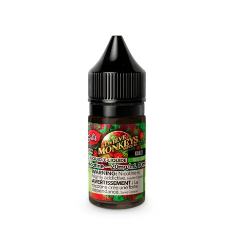 Twelve Monkey 10% (Non-Iced) E-Juice Salt-Nic - Kanzi - E-Liquids 10% Salt-Nic