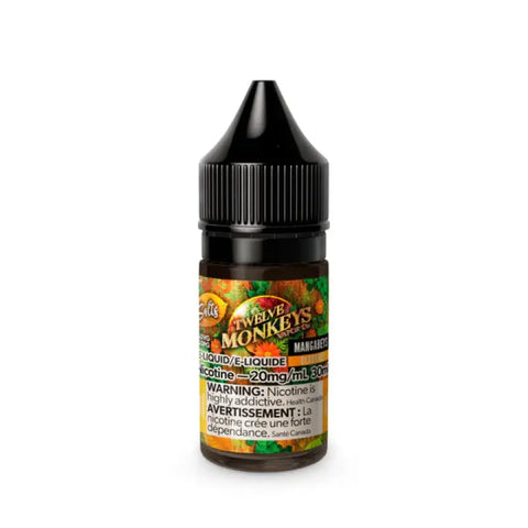 Twelve Monkey 10% (Non-Iced) E-Juice Salt-Nic - Mangabeys - E-Liquids 10% Salt-Nic