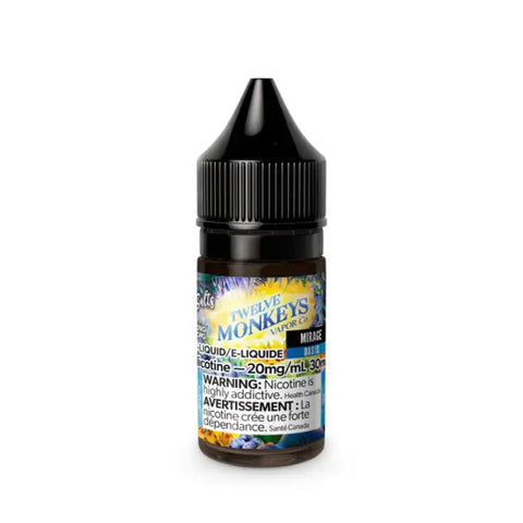 Twelve Monkey 10% (Non-Iced) E-Juice Salt-Nic - Mirage - E-Liquids 10% Salt-Nic