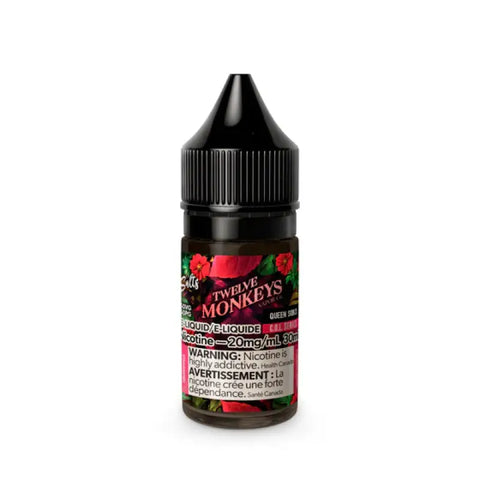 Twelve Monkey 10% (Non-Iced) E-Juice Salt-Nic - Queen Soko - E-Liquids 10% Salt-Nic