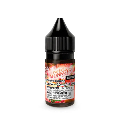 Twelve Monkey 10% (Non-Iced) E-Juice Salt-Nic - Sanctuary - E-Liquids 10% Salt-Nic