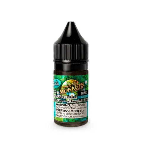 Twelve Monkey 10% (Non-Iced) E-Juice Salt-Nic - Tropika - E-Liquids 10% Salt-Nic