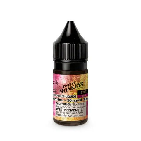 Twelve Monkey -Non Iced - Shoku - E-Liquids 20% Salt-Nic