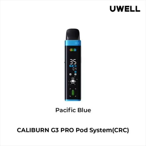 Uwell Caliburn G3 Pro Open Pod Kit 2mL - Pacific Blue - Vapourizers