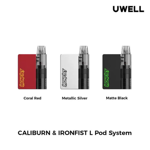 Uwell Caliburn & Ironfist L Pod Kit - Vapourizers