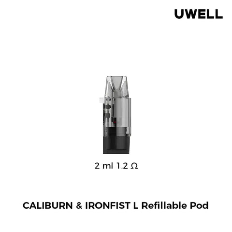 Uwell Caliburn & Ironfist L Replacement Pods 2PK - 1.2 Ohm - Empty Pods