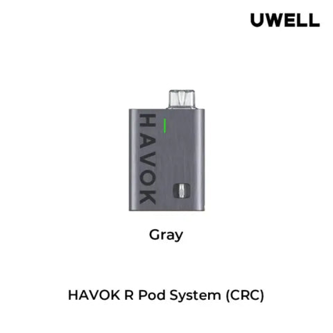 Uwell Havok R Open Pod Kit 2mL - Gray - Vapourizers