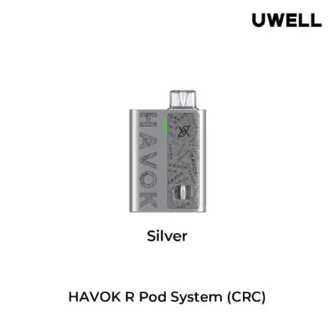 Uwell Havok R Open Pod Kit 2mL - Silver - Vapourizers