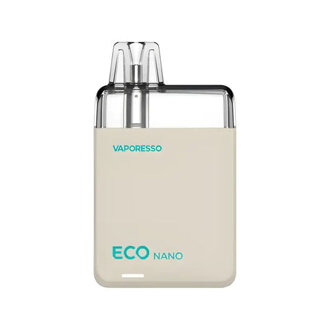 Vaporesso Eco Nano Open Pod Kit 6mL - Ivory White - Vapourizers