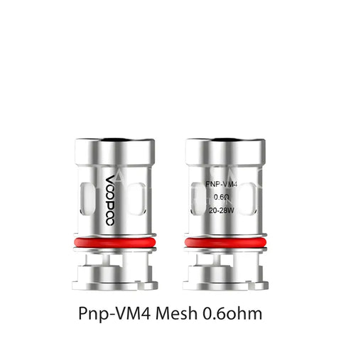 Voopoo Pnp Coils (Fits VinciDrag Baby Tank) 5PK - VM4-0.6 Ohm - Coils