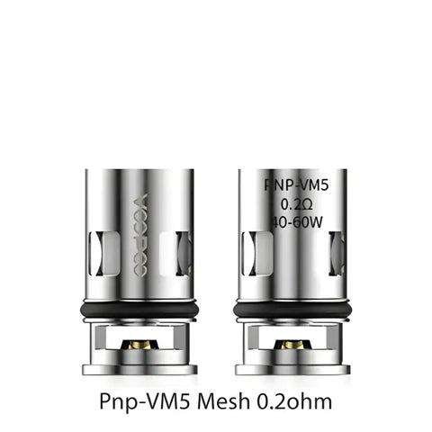 Voopoo Pnp Coils (Fits VinciDrag Baby Tank) 5PK - VM5- 0.2 Ohm - Coils