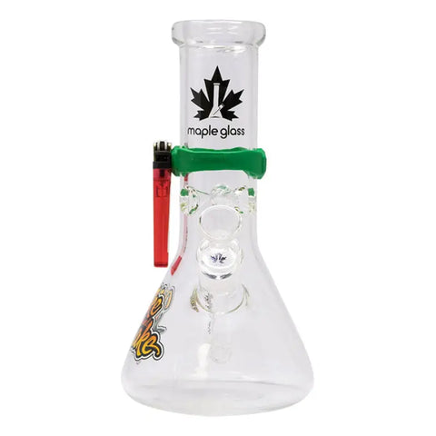 Wake and Bake 10 Inches Joker Series Glass Bong By Maple Glass - Bongs