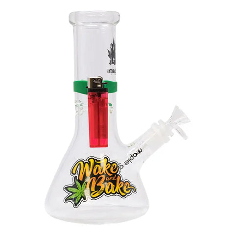 Wake and Bake 10 Inches Joker Series Glass Bong By Maple Glass - Bongs