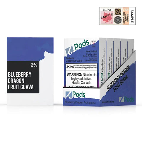 Z Pods - Blueberry Dragonfruit Guava - Flavoured Pods