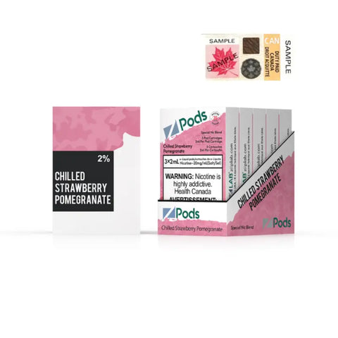 Z Pods - Chilled Strawberry Pomegranate - Flavoured Pods