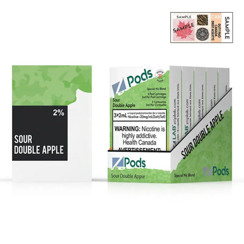 Z Pods - Sour Double Apple - Flavoured Pods