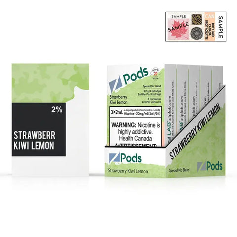 Z Pods - Strawberry Kiwi Lemon - Flavoured Pods